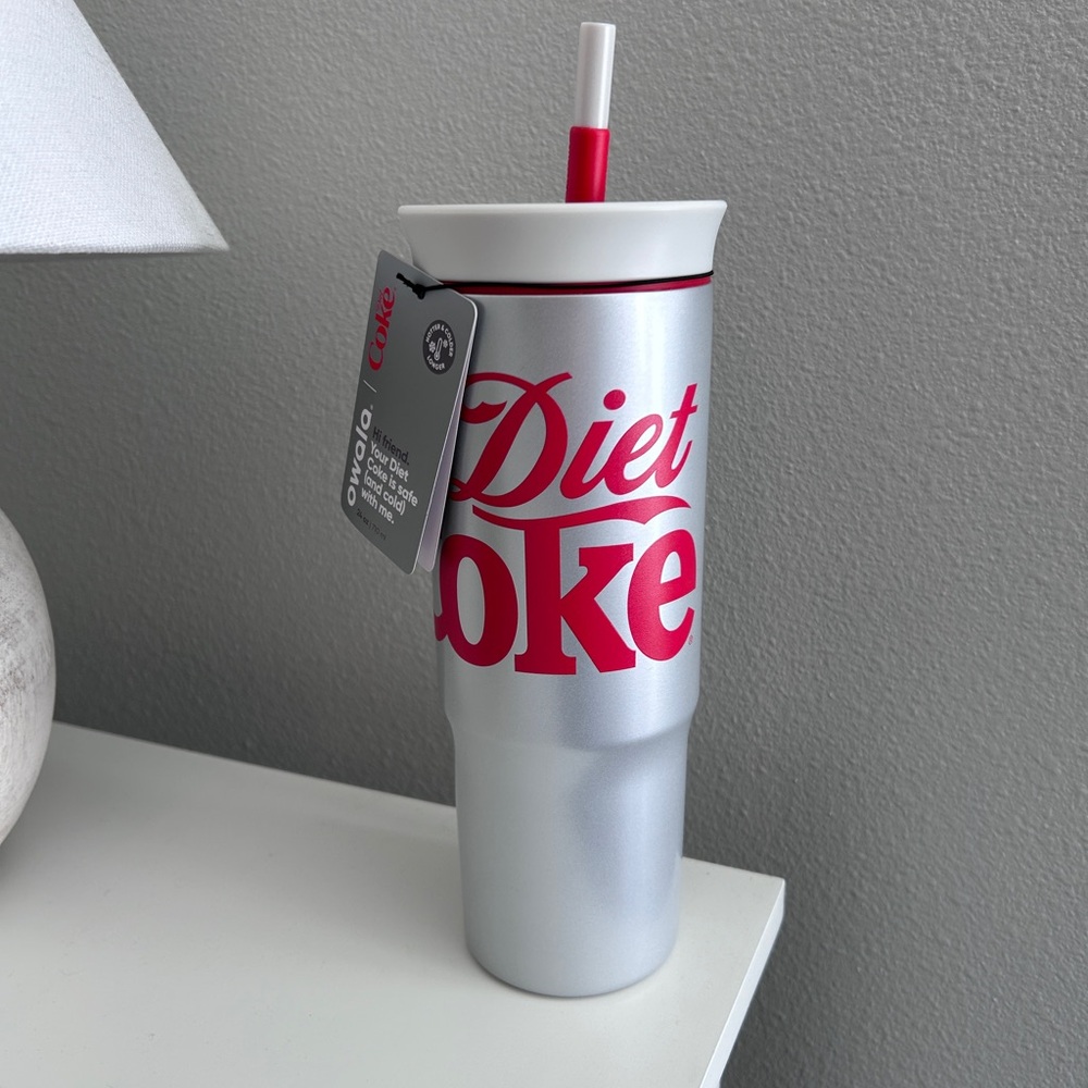 Owala Diet Coke straw tumbler bottle NWT